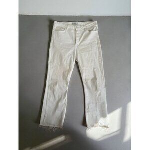 JUST BLACK White Straight Leg Denim Jeans Size 31